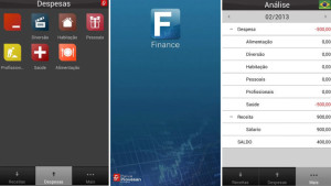 Finanças para celular: finance