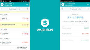 Finanças para celular: organizze